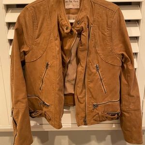 Vegan Suede Moto Jacket